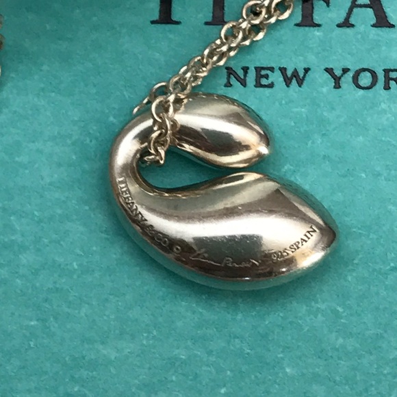 Tiffany Elsa Peretti double teardrop necklace - Picture 10 of 13